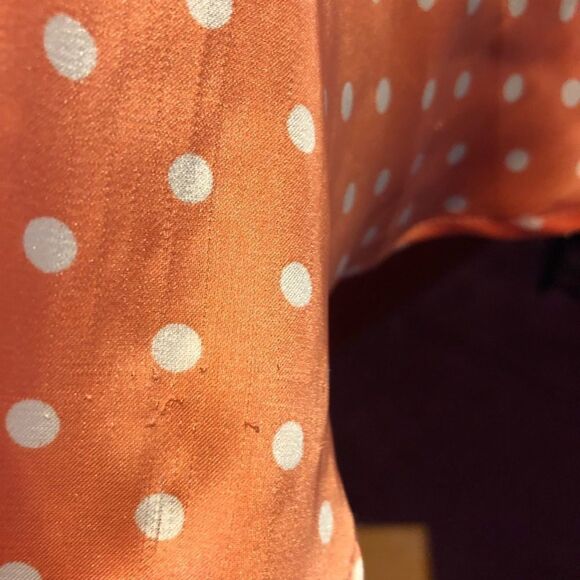 Cute peach and polka dot summer top - Picture 6 of 6